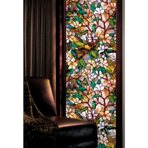 Artscape 01-0113 Multicolored Magnolia Indoor Window Film 36 L x 24 W in. - Picture 1 of 3