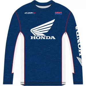 Honda Apparel Honda HRC Long-Sleeve T-Shirt - Navy/White | Large - Picture 1 of 2