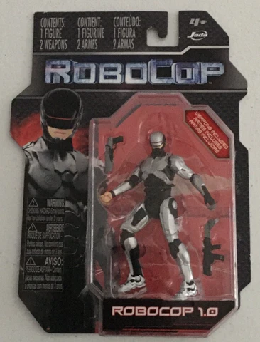 2014 Jada Toys 4" ROBOCOP 1.0 Action Figure NEW ON CARD Cover