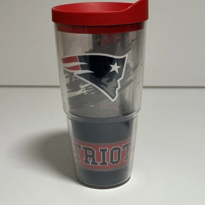 Пластиковый стакан New England Patriots Tervis 24 унции посуда для футбола НФЛ - Изображение 1 из 4