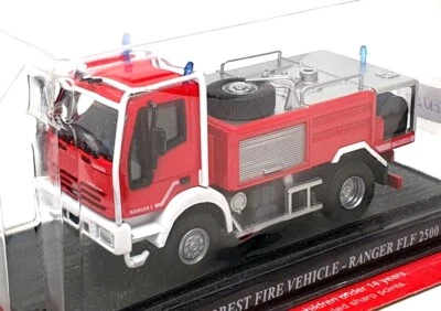 Del Prado 1/57 Scale FEN47 - Iveco FLF 2500 Forest Fire Vehicle - Red - Image 1 of 4