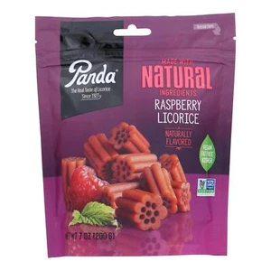 Panda Licorice - Licorice Raspberry Chews - Case Of 8-7 Oz - Picture 1 of 3