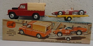Corgi Gift Set No. 17 Land Rover & Ferrari Racing Car Original Box No Insert - Picture 1 of 11