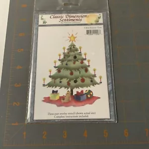 Stencil Tradizionali Americani - Albero di Natale Sentimenti Dimensioni Classiche - Foto 1 di 2