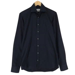 Camicia Da Uomo Stenstroms Classica Formale Nera Slim Fit Hf1 Taglia 37 - Foto 1 di 7