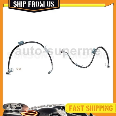 Линия переднего тормозного шланга 2 шт. для 2003 Chevrolet Silverado 1500 6,0 л RWD - Изображение 1 из 4