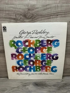 GEORGE ROCHBERG Quintet for Piano & String Quartet 1981 Vinyl LP Nonesuch VG+ - Imagen 1 de 4