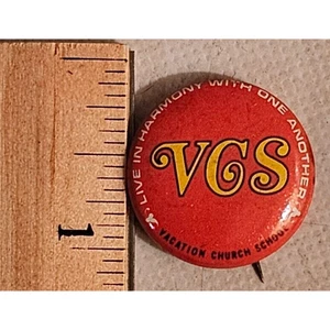 VCS Vacation Church School Pinback Button - Picture 1 of 2