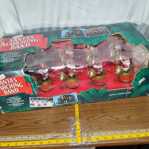 Mr Christmas Santa's Marching Band with Mice / Bells Plays Christmas Songs New! - Picture 1 of 3