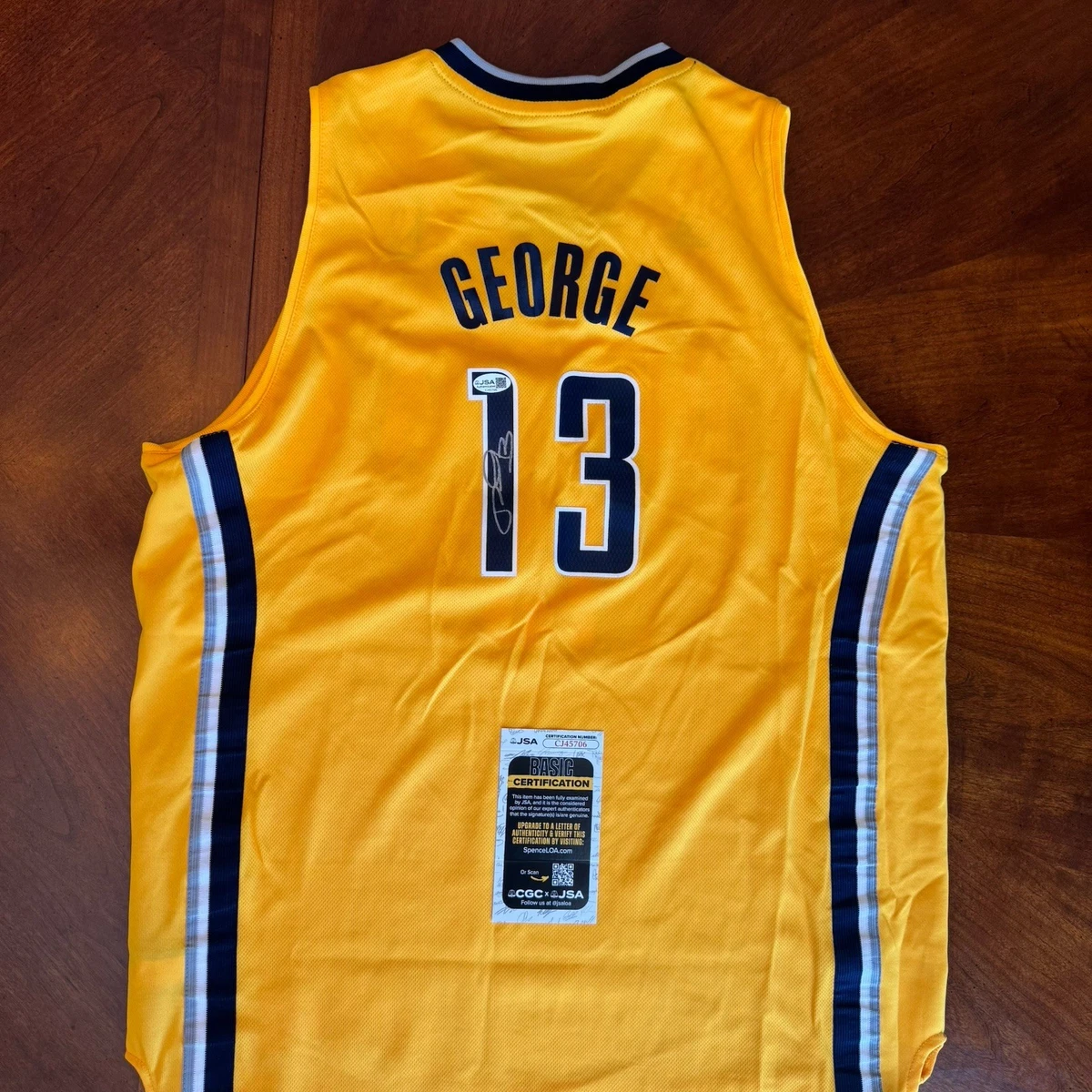 Paul George Basketball NBA Original Autographed Jerseys for sale