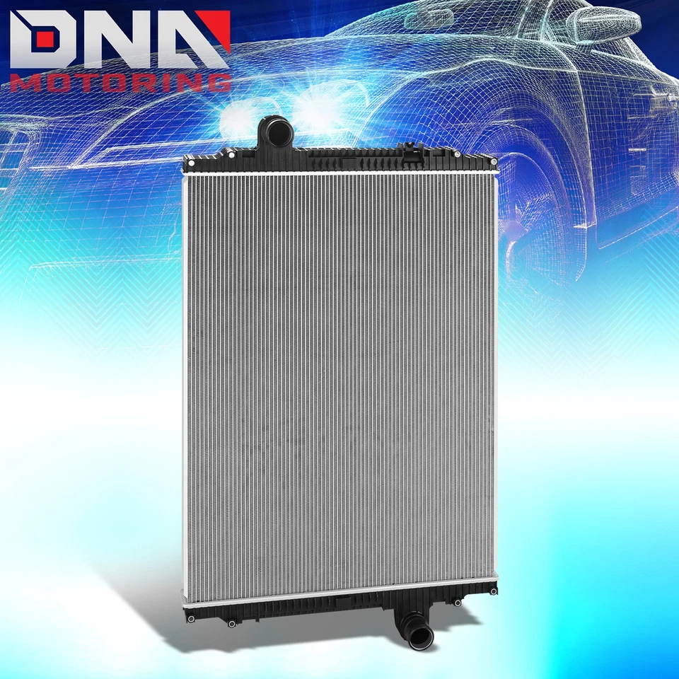 Radiador de refrigeración de motor de 2 filas de aluminio para Kenworth T660/Peterbilt 320 2008-2015 Foto 1 de 4