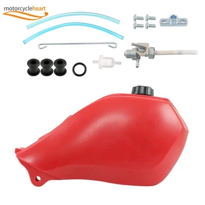For Honda Atc 250 SX 250SX Plastic Gas Fuel Tank Red 1985 1986 1987 - Изображение 1 из 4