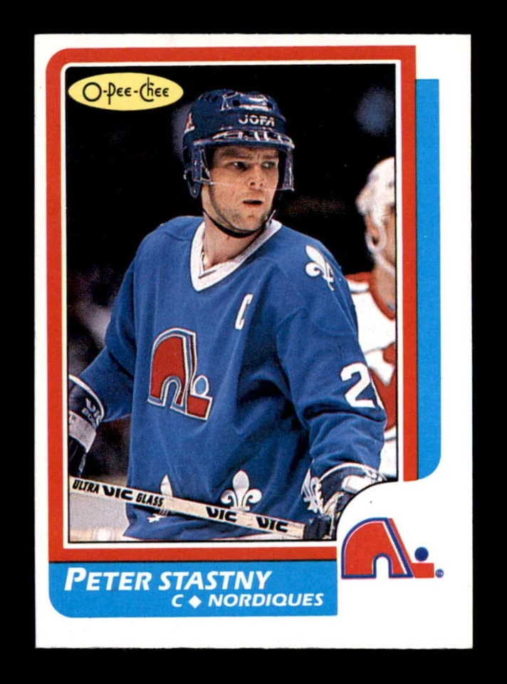 1986 O-Pee-Chee #20 Peter Stastny    NM/NM+ X3542194 - Image 1 of 3