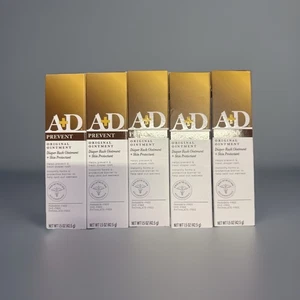 Confezione da 5 unguenti originali A D unguento per pannolini unguento per eruzioni cutanee e protettivo per la pelle 1,5 once ciascuna - Foto 1 di 3