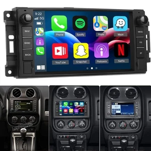 7' 2G+64G Android 15.0 Carplay Car Stereo Radio GPS For Jeep Compass 2009-2016 - Picture 1 of 22
