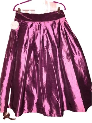 Lindy Bop "Marnie" Falda Columpio Completa Color Vino Púrpura Para Mujer Talla US6/UK10 NUEVA CON ETIQUETAS Foto 1 de 4