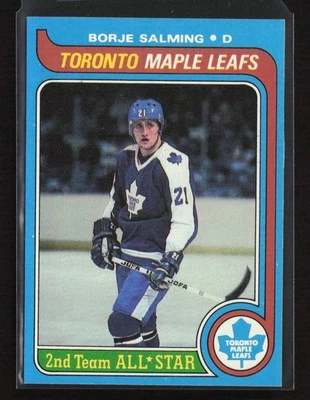 1979-80 Topps #40 Borje Salming Toronto Maple Leafs Near Mint or Better - Image 1 of 2