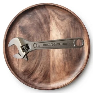 Vintage NOS Craftsman 6" Zoll 150 mm verstellbarer Schraubenschlüssel Satin 44602 WF Made in USA - Bild 1 von 21