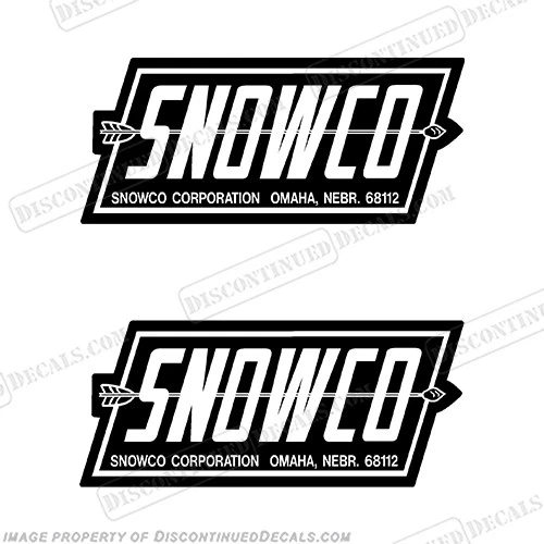 Se adapta a calcomanías de remolque de barco Snowco (juego de 2) Foto 1 de 1