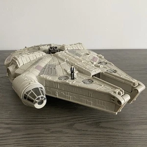 Star Wars Millennium Falcon Galoob Vintage 1995 Toy with Han Solo Figure - Bild 1 von 8