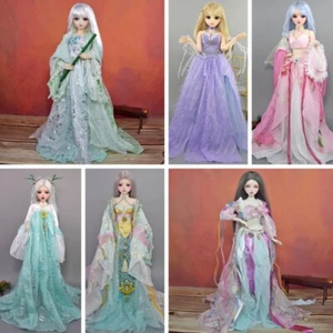 BJD Disfraz Estilo Antiguo Ropa Conjunto Completo Vestido para 1/3 60cm Muñeca BJD 6 Tipos - Imagen 1 de 28