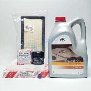 Original Toyota Rav4 2,5L Service Kit ab 2018 mit 0W16 Öl & allen Filtern - Bild 1 von 2