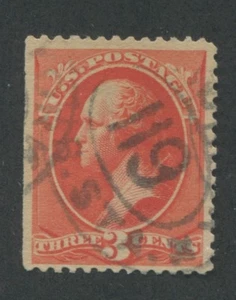 1887 US Stamp #214 Used F/VF Canceled Catalogue Value $50 - Picture 1 of 1