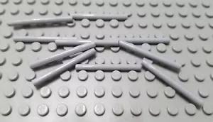 LEGO Menge 10 hellbläulich grau 4L Lichtschwerter Minifiguren Stäbe - Bild 1 von 1