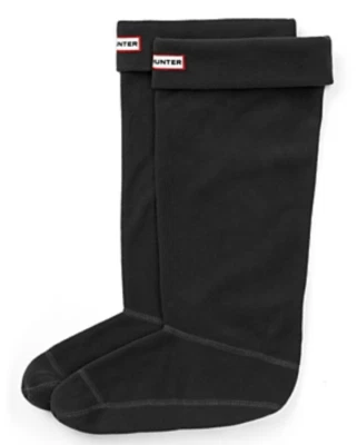 Hunter K2110 Mujer Negro Original Alto Polar Welly Bota Calcetines Talla M Foto 1 de 2