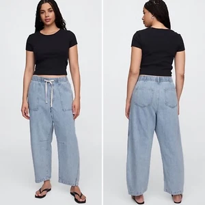 Pantalones de mezclilla Gap tiro medio súper suaves XXL 20 22 bolsillos lavados ligeros nuevos con etiquetas - Imagen 1 de 11