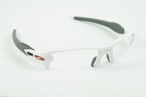 Oakley Flak 2.0 XL Polished White Red Icons Grey Socks Frame Only OO9188 - Picture 1 of 4