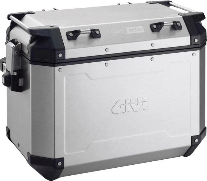 GIVI - OBKN48ALA - Outback Series 48L Aluminum Side Case, Left - Silver
