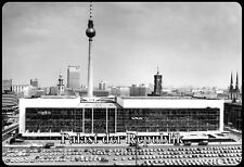 Blechschild 20x30cm gewölbt DDR Palast der Republik Fernsehturm Deko Schild
