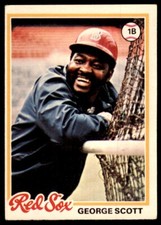 1978 O-PEE-CHEE GEORGE SCOTT BOSTON RED SOX #12