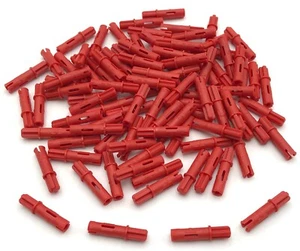 Lego 100 Nuevo Eje Técnico Rojo 1L con Pin 2L Crestas de Fricción Piezas - Imagen 1 de 1