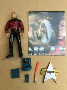 Star Trek Generations Captain Picard Figure By Playmates. Loose - Picture 1 of 6