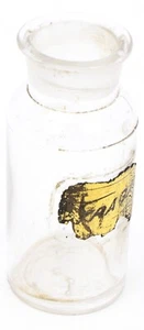Old Glass Bottle Apothecary Chemistry Civil War Era Bottle Antique Vintage - Picture 1 of 7