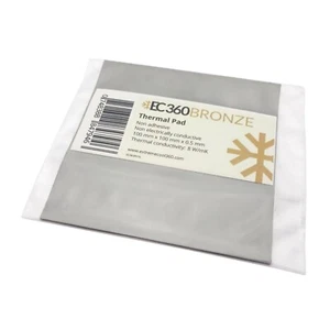 EC360® BRONZE 8W/mK Wärmeleitpad (100 x 100 x 0,5 mm) I ThermalPad GPU Titanium - Bild 1 von 7