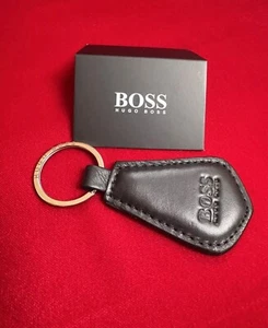 HUGO BOSS genuine Leather Key Ring - Picture 1 of 6