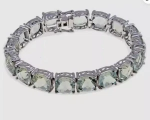 Brazalete Colleen Lopez 18" Plata de Ley 63.0 Quilates Amatista Verde/Prasiolita - Imagen 1 de 2