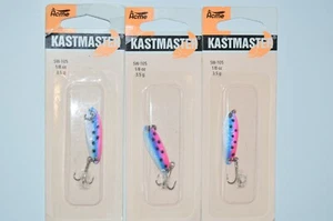 3 lures acme kastmaster jigs spoon jigging casting 1/8oz rainbow trout - Picture 1 of 3