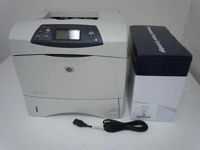 HP LaserJet 4300N Laser Printer w/New Toner & Warr *Network / Parallel IEEE 1284 - Image 1 of 4