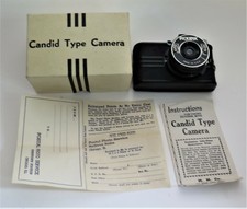 Vintage Pickwik Candid Type Camera NOS Minty in Box w/Instructions & Other