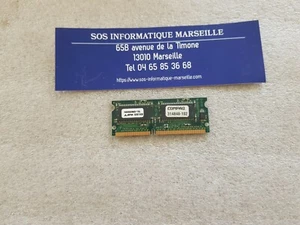 Barrette Mémoire COMPAQ 314848-102 PC66 144-pin SO-DIMM 32MB MH4S64AKG-10L - Picture 1 of 3