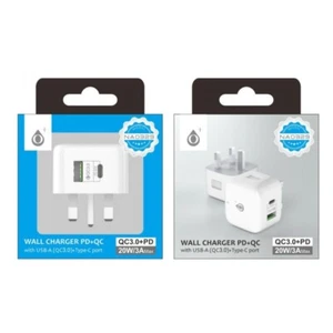 20W Fast Charger Charging Adapter Plug For iPhone 13 14 15 16 Samsung Galaxy S24 - Picture 1 of 16