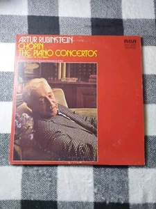 ARTHUR RUBINSTEIN / CHOPIN - THE PIANO CONCERTOS 2 VINYL RECORD SET / 2LP'S - Picture 1 of 3