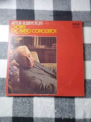 ARTHUR RUBINSTEIN / CHOPIN - THE PIANO CONCERTOS   2 VINYL RECORD SET / 2LP'S - Image 1 of 3