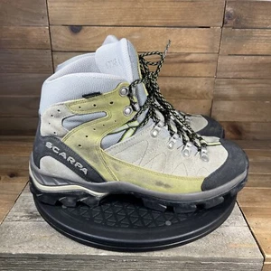 Scarpa Mens Size US 8 Go Up Gore-Tex Hiking Lace Up Boot Gray Olive Green - Picture 1 of 10