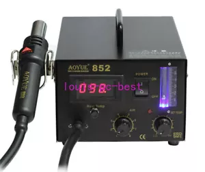 Estación de soldadura Aoyue 852 SMD 500w 110/220v 100-480°C 23L diafragma aire caliente - Imagen 1 de 4