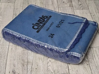 Cintas Facility Services 拖把头 #24 Janitorial 地板清洁用品蓝色 — 第 1/4 张图片